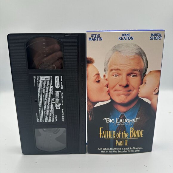 Father Of The Bride Part II VHS 1995 Comedy Steve Martin Diane Keaton - Picture 3 of 3